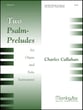 Two Psalm Preludes Organ and Solo Instrument cover